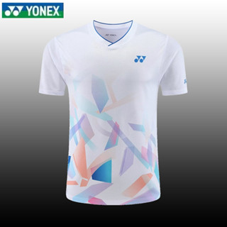 Yonex ใหม่ เสื้อแบดมินตัน แขนสั้น แห้งเร็ว หลากสี สไตล์เกาหลีใต้ เหมาะกับฤดูร้อน สําหรับเด็กผู้ชาย และผู้หญิง 2023