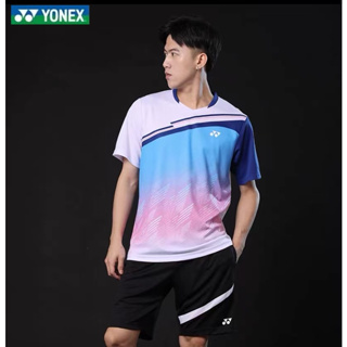 เสื้อแจ็กเก็ตแบดมินตัน Yonex ดูดซับเหงื่อได้ดี แห้งเร็ว เหมาะกับฤดูร้อน สําหรับผู้ชาย และผู้หญิง 2023