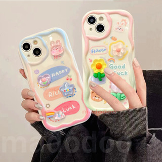 เคส Soft Vivo Y02 Y02S Y75 5G Y55 T1 Y16 Y15S Y15A 2021 Y01 Y91 Y93 Y95 Y91i Y91C Y1S Y85 Y51 2020 Y51A Y31 Y19 Y53S 4G V15 V21E S1 Pro Cute Cream Edge Cartoon Monster Rabbit Rainbow Candy 3D Crystal Doll Airbag Shockproof Protection Phone Case NY 33
