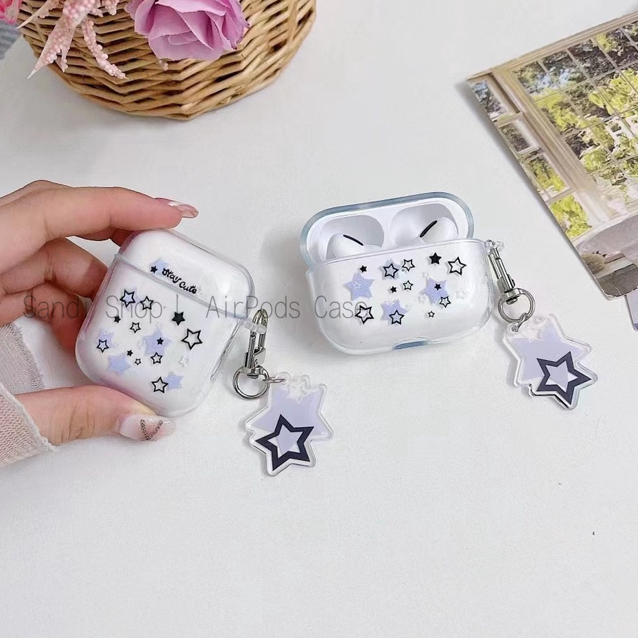 Creative โปร่งใส Star AirPods Pro3 กรณี AirPods สําหรับ รูปที่ 2