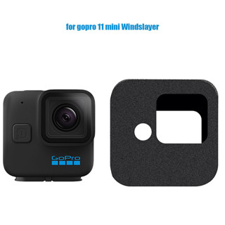 เคสโฟมกันลม ลดเสียงรบกวน สีดํา สําหรับ GoPro Hero 11 Mini Go Pro 11 Mini