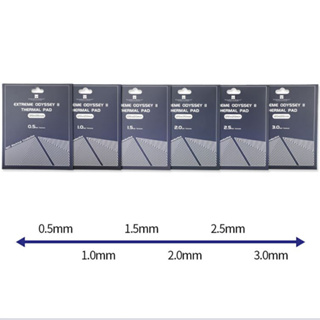 แผ่นความร้อน 120 มม. X120 มม. ODYSSEY II 14.8W/mk สําหรับ CPU GPU PSU