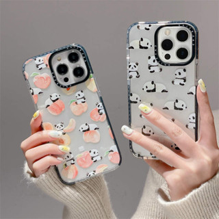 เคสโทรศัพท์มือถือ ลายการ์ตูนแพนด้าน่ารัก สําหรับ เคส Samsung Galaxy s23 + s22 ultra s23 plus iPhone xs max xr 11 pro max 12x13 pro 14 pro max case