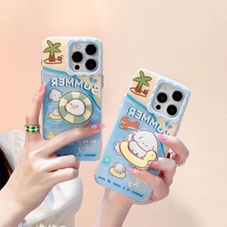 เคสโทรศัพท์มือถือ ลายการ์ตูน สีฟ้า สําหรับ iPhone 11 12 12pro 12promax 13 13promax 14 14pro 14promax