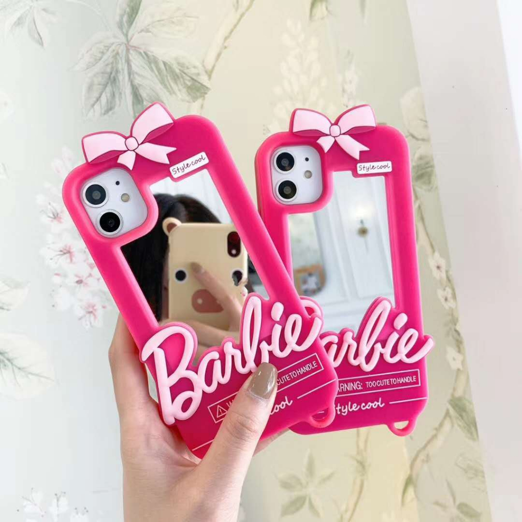 เคสโทรศัพท์มือถือซิลิโคน ลายบาร์บี้น่ารัก สําหรับ Iphone 14 13 12 11 x xr xs Pro max 6 6s 7 8 plus mini
