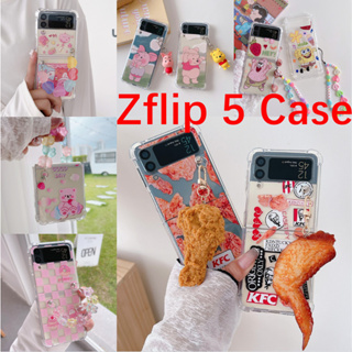 เคสมือถือ ลายการ์ตูนดอกเดซี่ 3D พับได้ กันตก สําหรับ Samsung Galaxy Z Flip 5 ZFlip 5 Z Flip5