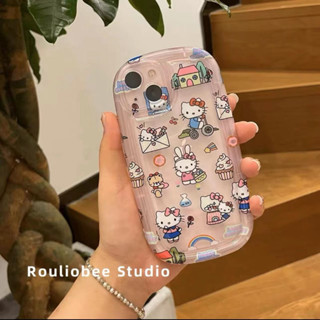 เคสโทรศัพท์มือถือแบบนิ่ม กันกระแทก ลายเฮลโลคิตตี้ สําหรับ OPPO Reno 3 4 se 5 6 7 8 Pro