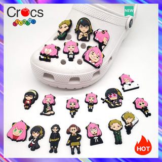 C rocs Jibbitz Charms รองเท้าแฟชั่น ลายดอกไม้ อุปกรณ์เสริม สําหรับ Crocs Charms 20 ชิ้น ต่อชุด