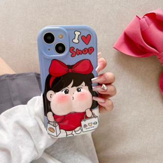 เคสโทรศัพท์มือถือ ลาย Girly Pricess Big Face สําหรับ iPhone 11 12 12pro 12promax 13 13pro 13promax 14 14pro 14promax