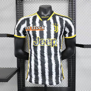 เสื้อกีฬาแขนสั้น ลายทีมชาติฟุตบอล Juventus 24-48 ชั่วโมง 2023/24 ชุดเหย้า