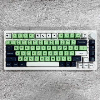 Mint keycaps SA profile  doubleshot ABS keycap 61/64/68/84/87/96/980/104/108