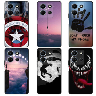 เคส Infinix Note 30 4G 5G Case การ์ตูน Captain America เคสซิลิโคน Soft TPU โทรศัพท์มือถือ Back เคส