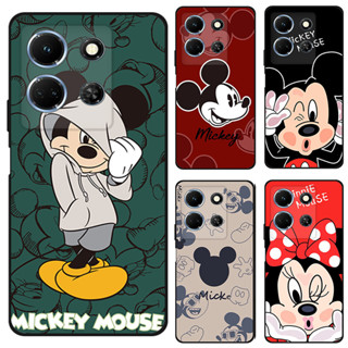 เคส Infinix Note 30 4G 5G Case การ์ตูน Mickey Minnie Soft TPU เคสซิลิโคน โทรศัพท์มือถือ เคส