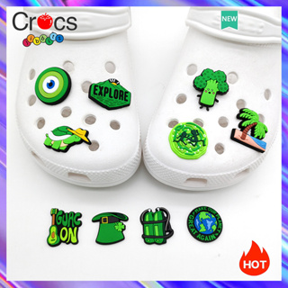 C rocs Jibbitz Charms รองเท้าแฟชั่น อุปกรณ์เสริม สําหรับ Crocs Charms 10 ชิ้น ต่อชุด