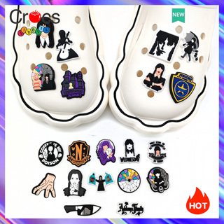 C rocs Jibbitz Charms รองเท้าแฟชั่น ลายดอกไม้ อุปกรณ์เสริม สําหรับ Crocs Charms 20 ชิ้น ต่อชุด