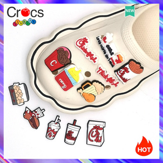 C rocs Jibbitz Charms รองเท้าแฟชั่น อุปกรณ์เสริม สําหรับ Crocs Charms 12 ชิ้น