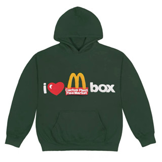 เสื้อฮู้ดดี้แฟชั่น ลาย CPFM กระบองเพชร หมัดตลาด x McDonalds สําหรับผู้ชาย และผู้หญิง