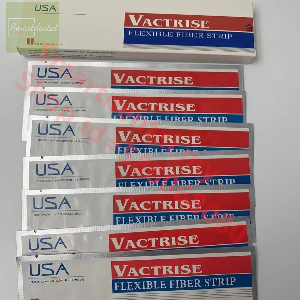 1strip USA Vactrise Dental แถบไฟเบอร์ยืดหยุ่นสําหรับแก้ไขฟันหลวม