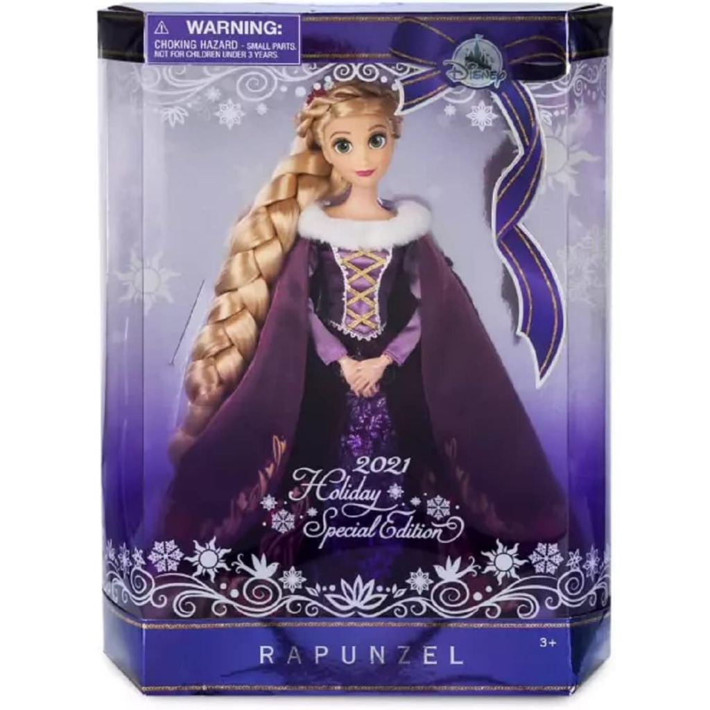 Disney 2021 Princess Rapunzel Holiday Special Edition Doll New with Box ตุ๊กตาเจ้าหญิงดิสนีย์ Rapunzel Holiday Special Edition พร้อมกล่อง 2021