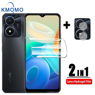 ฟิล์มไฮโดรเจลกันรอย แบบเต็มจอ VIVO Y36 5G Y27 4G Y35 Y16 Y02 Y02s Y22s Y22 Y33s Y21 Y21t Y33t Y21s Y20 Y20i Y20s G Y15s Y15a Y01 Y12a Y12s Y11 Y17 Y15 Y12 Y31 Y51 Y30 Y50 PPF ป้องกันรอยขีดข่วน TPU บางพิเศษ ฟิล์มเลนส์กล้องสำหรับ