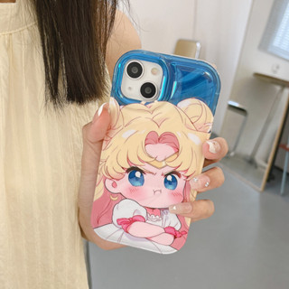 เคสโทรศัพท์มือถือ กันกระแทก ลายการ์ตูนเซเลอร์มูนน่ารัก แฟชั่น สําหรับ iPhone 14Promax 14Pro 14 13Promax 13Pro 13 12 11