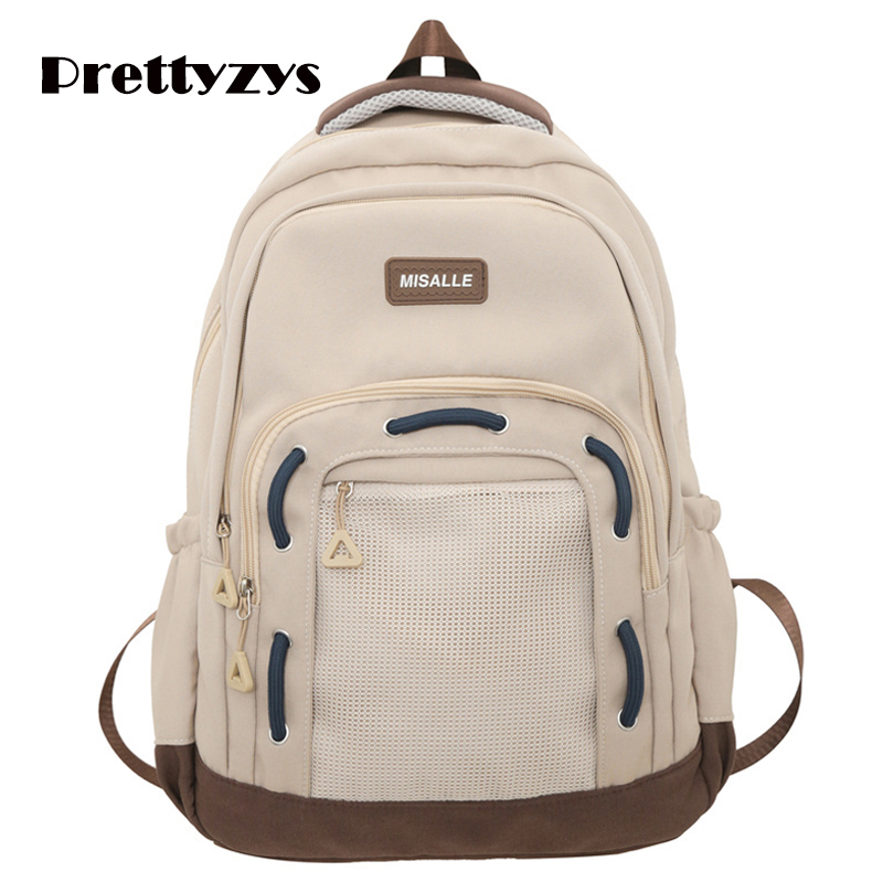 Backpack Prettyzys 2023 Korean Student Bag Large capacity 14 inch For Women & Men
