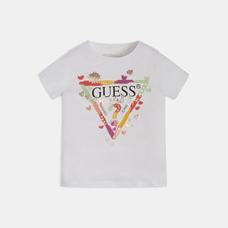 เสื้อยืด พิมพ์ลายโลโก้ Guess Girl สําหรับผู้หญิง