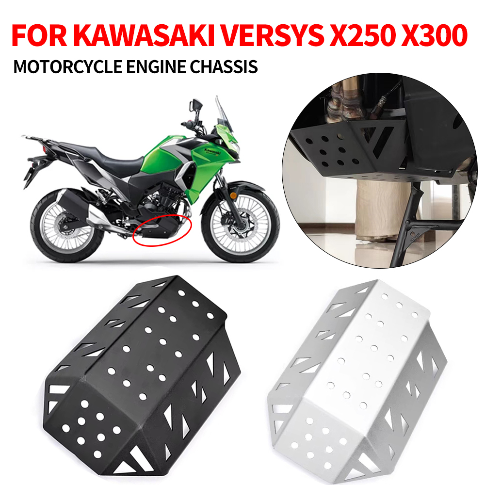 LCKXOALL เครื่องยนต์รถจักรยานยนต์ Guard ป้องกันอุปกรณ์เสริมสําหรับ Kawasaki Versys X300 X 300 X250 X 250 2017-2021
