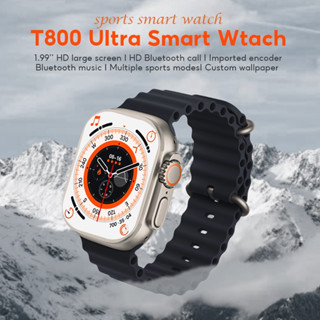 T800 Ultra Smart Watch กันน้ํา IWatch Series 8 ผู้ชาย ผู้หญิง พร้อมเครื่องคิดเลข Monitori Call