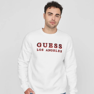 Guess1 เสื้อกันหนาว ปักลาย สําหรับผู้ชาย