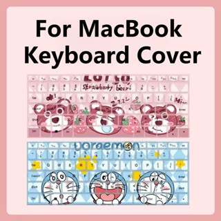 Lotso &amp; Doraemon MacBook Keyboard cover For New M2 Air13.6 M1 A2179 A2337 Pro13 touch bar A1932 A1466 cartoon cover A1708 Pro13（A2251/A2289/A2338）waterproof Keyboard case