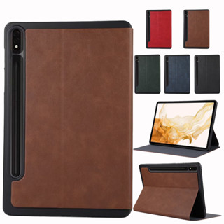 เคสแท็บเล็ต พร้อมขาตั้ง 11 นิ้ว สําหรับ Samsung Galaxy Tab S7 S8 S9 Plus S7 FE S7+ S8+ S9+ 12.4 นิ้ว Tab S7 S8 S9