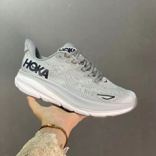 Hoka ONE ONE Clifton 9 รองเท้าผ้าใบลําลอง พื้นหนา เบาพิเศษ ระบายอากาศ สําหรับผู้ชาย ผู้หญิง เหมาะกับการวิ่ง ไซซ์ 36-45