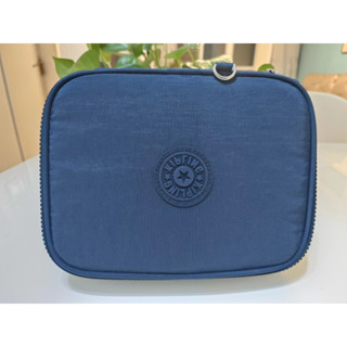 Kipling k09405 กระเป๋าดินสอ ความจุขนาดใหญ่ 100 ชิ้น สีน้ําเงินเข้ม