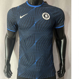 เสื้อกีฬาแขนสั้น ลายทีมฟุตบอล Chelsea Away 23/24 ชุดเยือน สําหรับผู้ชาย