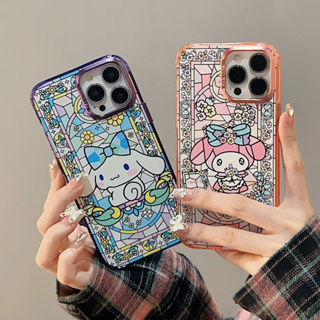 เต็มหน้าจอ Graffiti การ์ตูนรูปแบบ mymelody แฟชั่นกรณีโทรศัพท์ใหม่ สําหรับ iPhone 14Pro max case 13Pro max 12Pro max 14Pro 13Pro 12Pro 11 12 13 14 case