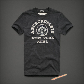 เสื้อยืดแขนสั้น พิมพ์ลาย Abercrombie &amp; Fitch แฟชั่นสําหรับผู้ชาย  เสื้อยืดผู้ชาย เสื้อยืด