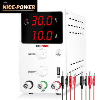 Nice-power พาวเวอร์ซัพพลาย DC ดิจิทัล 3Digital ปรับได้ หน้าจอ LED (สีดํา)