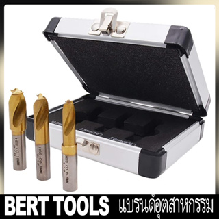 BERT🇹🇭｜ชุดดอกสว่าน HSS ไททาเนียมความเร็วสูง Air Spot Weld Cutter ดอกสว่านโคบอลต์จุดเชื่อมชุดดอกสว่าน 1/4in 5/16in 3/8in (ขนาด:3 ชิ้น)