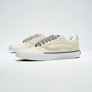 Vans Knu Skool รองเท้าผ้าใบลําลอง สีเบจ