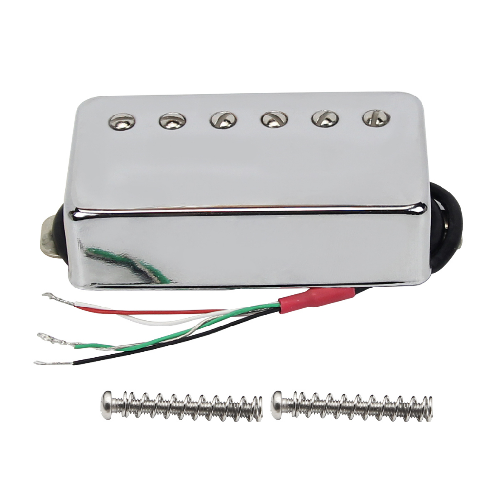 Fleor LP ปิ๊กอัพกีตาร์ไฟฟ้า Alnico 5 Humbucker Chrome 4 ตัวนํา