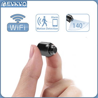 Evkvo กล้องวงจรปิดไร้สาย 1080P 2MP มุมกว้าง 140 องศา WIFI IP ตรวจจับการเคลื่อนไหว