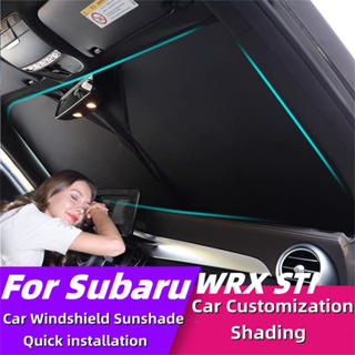 ม่านบังแดดกระจกหน้ารถยนต์ อุปกรณ์เสริม สําหรับ Subaru WRX STI Sedan 2014-2023