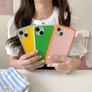 เคสโทรศัพท์มือถือ tpu แบบนิ่ม สีแคนดี้ สําหรับ iPhone 14 14promax 14pro 11 12 12PRO 12PROMAX 13 13pro 13promax