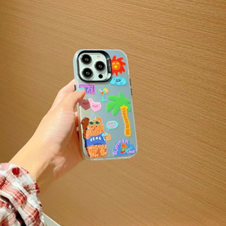 เคสโทรศัพท์มือถือ tpu แบบนิ่ม ลายการ์ตูนสัตว์ สําหรับ iPhone 14 14promax 14pro 11 12 12PRO 12PROMAX 13 13pro 13promax