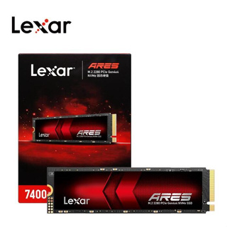 Lexar ARES SSD M.2 2280 PCIe Gen 4.0x4 NVMe โซลิดสเตตไดรฟ์ 4tb ภายใน SSD สําหรับเดสก์ท็อป แล็ปท็อป