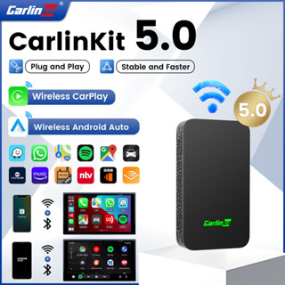 CarlinKit 5.0 2AIR Carplay Android Auto AI Box อุปกรณ์เชื่อมต่อรถยนต์ สําหรับเครื่องเล่นวิดีโอมัลติมีเดียในรถยนต์