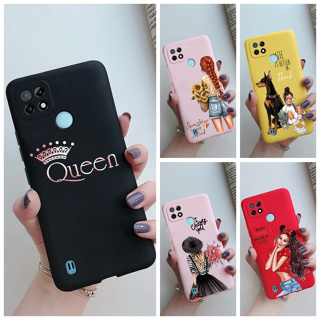 เคสโทรศัพท์ซิลิโคน TPU แบบนิ่ม ลายมงกุฎ หรูหรา สําหรับ Realme C21 RealmeC21 Realme C21