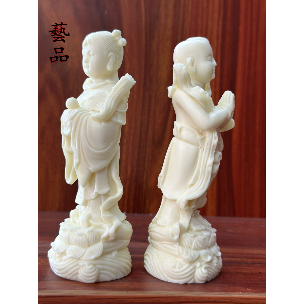 ผลไม้งาช้างโกลเด้นบอยหยกสาวเด็กสาวดีโชคลาภเด็กมังกรสาวเครื่องประดับขนาดเล็กเจ้าแม่กวนอิมรอบนอกพระพุทธรูปรูปปั้นบ้านที่สวยหรูชีวิตดีโชคลาภเครื่องประดับขนาดเล็กขนาด:15ซม 9ซม - รูปที่ 6