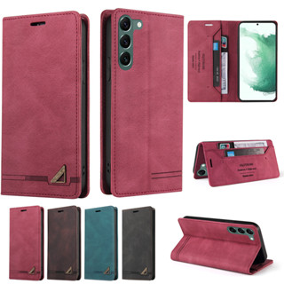 เคสโทรศัพท์หนัง PU นิ่ม ฝาพับ พร้อมช่องใส่บัตร ตั้งได้ หรูหรา สําหรับ Samsung Galaxy A54 5G A34 5G A14 5G S23 Ultra M13 4G S23 FE A14 4G S23 Plus S23+